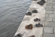 Shoes on the Danube still from video